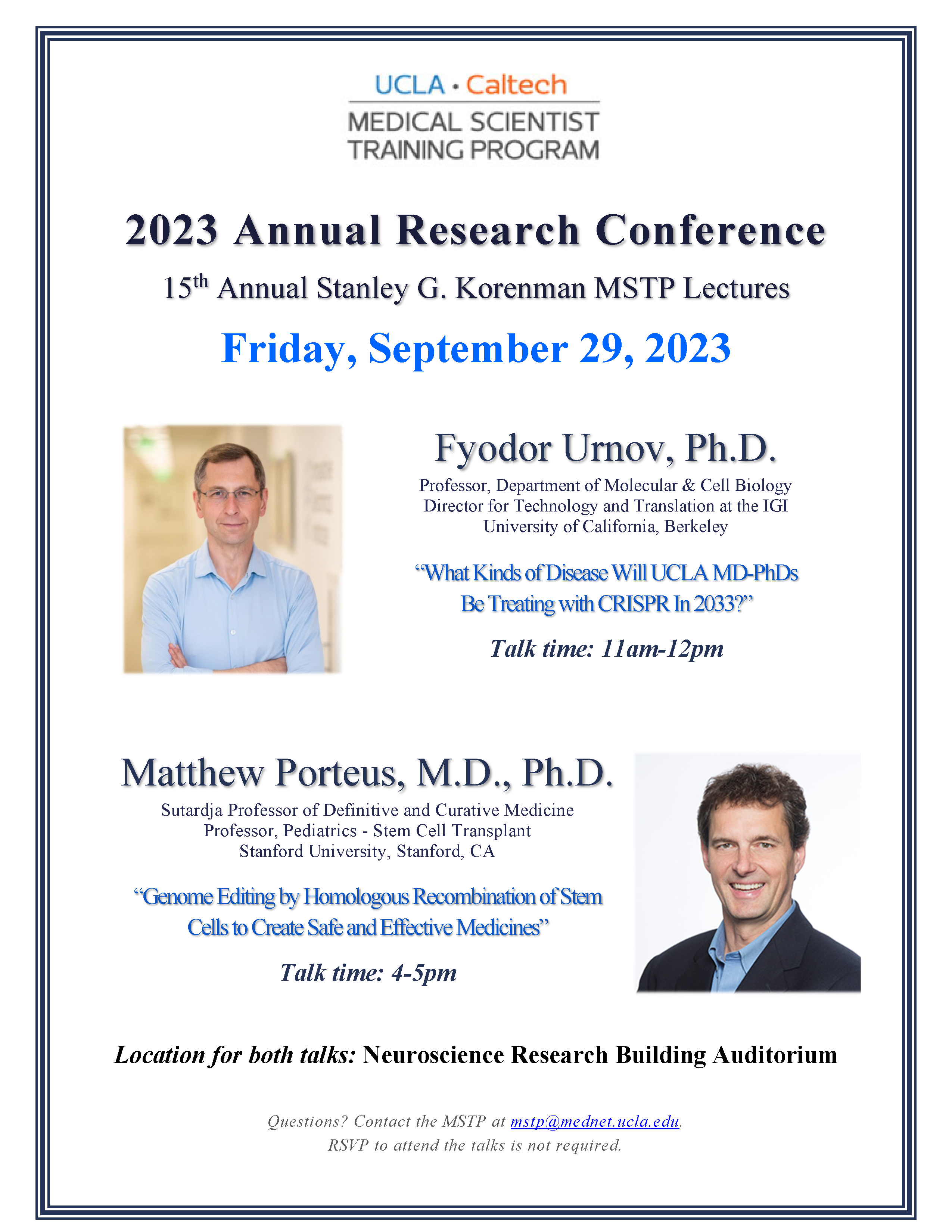 2023 Annual Research Conference